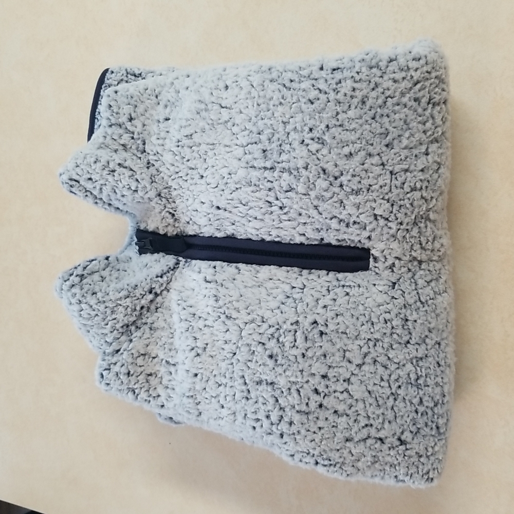 NEW Serra Ladies Quarter Zip Sherpa Pullover Pouch Pocket Size Small - Picture 9 of 10